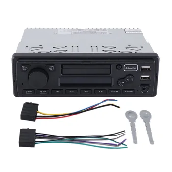 Автомагнитола 1 Din Bluetooth-радио Автомобильный AUX-IN MP3-плеер FM USB Авто Стерео Аудио Стерео Цифровое аудио FM с держателем телефона