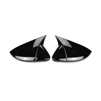 Для Golf MK7 MK7.5 GTD R Преобразование крышки зеркала заднего вида в мегафон Универсальный Ярко-черный