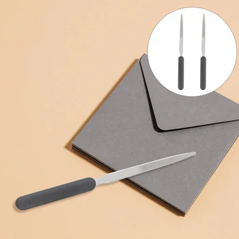 2шт Металлический Нож Для Открывания Писем Из Нержавеющей Стали Практичная Бумага