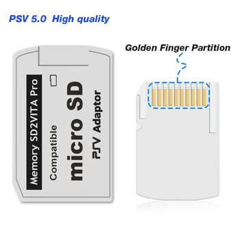 Микро-Карта памяти SD2VITA V5.0 для PS Vita Игровая карта PSVita SD 1000/2000 Слот для SD-карты Адаптер 3,60 Системная SD-карта
