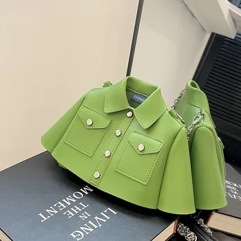 Женские сумки через плечо с нишевой цепочкой 2023, новая модная креативная сумка для одежды в корейском стиле, повседневная сумка через плечо