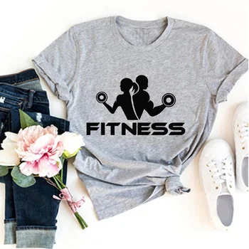 Женская футболка для фитнеса Crossfit с графическим рисунком Y2K, топ, женская уличная одежда, одежда в стиле манга с графическим рисунком