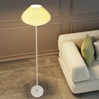 Светодиодный торшер в гостиной, современный скандинавский диван Рядом со спальней, Прикроватная лампа премиум-класса, креативный белый торшер