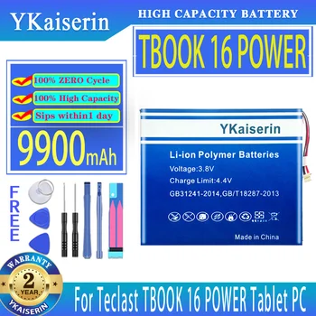 YKaiserin 9900 мАч Сменный аккумулятор TBOOK 16 POWER для Teclast TBOOK16 POWER Батареи для планшетных ПК