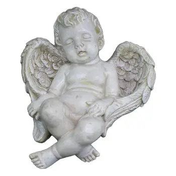 Поделки из фигурки ангела, Херувимы, Садовая статуя, Мемориальная скульптура, сад на открытом воздухе, украшение рабочего стола, коллекционные подарки