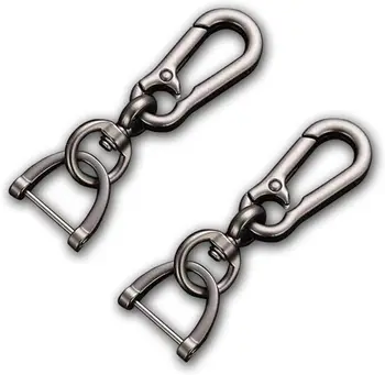 Брелок для ключей Металлический брелок для ключей с зажимом для ключей в стиле ретро, съемный зажим для ключей, автомобильный брелок для ключей, автомобильный брелок для мужчин