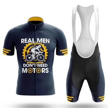 Настоящий мужской комплект для велоспорта, шорты-нагрудник, Велосипедная майка, Велосипедная рубашка, Одежда с коротким рукавом, Велосипедный спуск, Горный костюм MTB