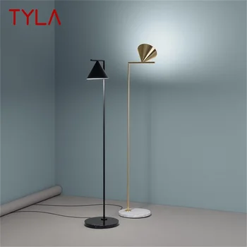 Современный торшер TYLA Простое светодиодное освещение в скандинавском стиле для гостиной, Декоративный угловой светильник для спальни