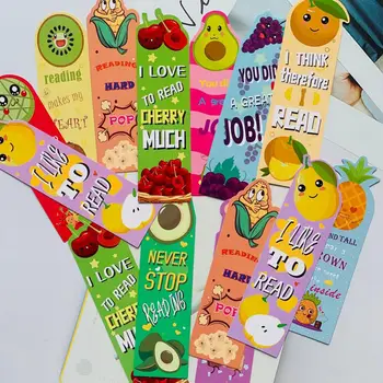 Забавный уникальный дизайн закладок, ароматизированные закладки для детей, Фруктовые ароматизированные закладки, поощряющие чтение с детьми