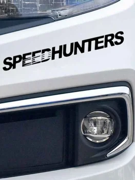 автомобильная наклейка speed hunters виниловая наклейка для автомобиля водонепроницаемые наклейки на бампер автомобиля, заднее стекло без фона 20 см * 1,5 см