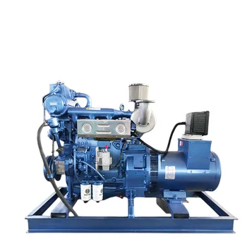 Высококачественную электроэнергию обеспечивает небольшая морская дизель-генераторная установка Cummins marine engine Weichai мощностью 30 кВт
