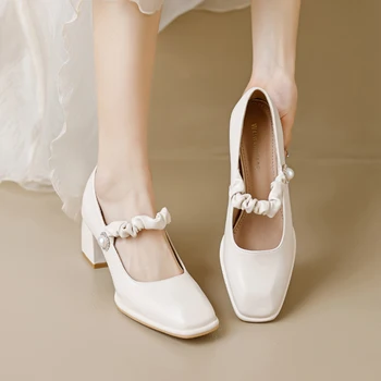 Модная праздничная обувь с острым носком для свадьбы 2023 Летние женские пикантные туфли-лодочки на высоком каблуке