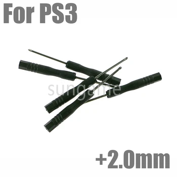 100шт Черная отвертка + 2,0 мм защитные биты для инструментов для ремонта PS2 PS3