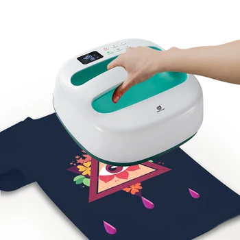 Myoung универсальная переносная планшетная машина для печати футболок cricut сублимационным термопрессом 23 * 23 см