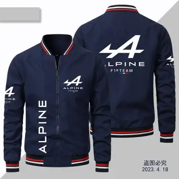Бейсбольная куртка ALPINE Pilot, мужская уличная одежда в стиле хип-хоп, бейсбольная куртка кампуса, мужское свободное пальто Harajuku 2023 года выпуска