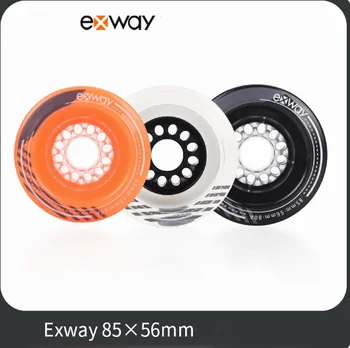 1 пара передних колес для скейтборда Exway 85 × 56 мм, полиуретановое колесо для скейтборда, аксессуары для замены