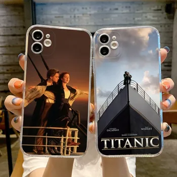 Для iPhone 13 Классический Чехол Для телефона Titanic Movie Чехол ДЛЯ iPhone 14 13 12 11 Pro 14 15 Plus 13 14 Pro MAX XR XS Прозрачные Чехлы