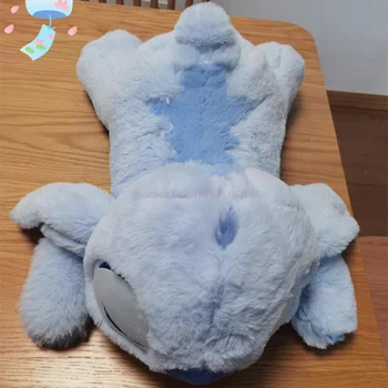 Большой размер 70 см, плюшевая кукла Disney Kawaii Stitch с закрытыми глазами, игрушки для сна, Диванная подушка, украшение комнаты, подарки для детей