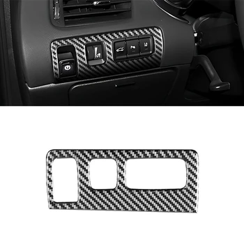 Для Chevy Impala 2014-2020 Мягкая накладка на панель переключателя автомобильных фар из углеродного волокна, наклейка для замены Запасных частей