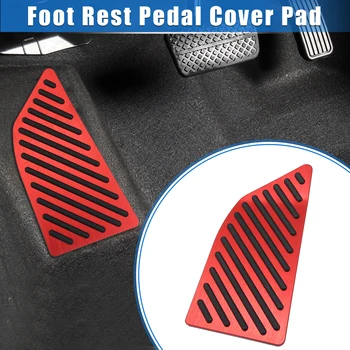 Накладка на педаль для ног автомобиля Uxcell для Toyota Corolla 2019-2020, алюминиевый сплав, красный
