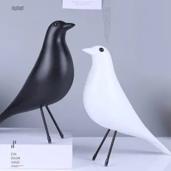 Искусственная Скульптура Птицы Середины Века Eames House Birds Из Смолы Художественное Украшение Голубь Домашний Офисный Стол Декор для Подарка Другу