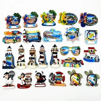 Европа Испания 3D Магниты на холодильник Туристические Сувениры, украшения, Коллекция магнитных холодильников ручной работы