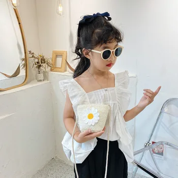 2023 Новая детская мини-сумка через плечо, новый детский маленький кошелек Zero, переносная корейская версия модного кошелька Zero для девочек.
