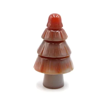 HLX10 Украшение интерьера популярными каменными украшениями Рождественская елка ремесленный камень