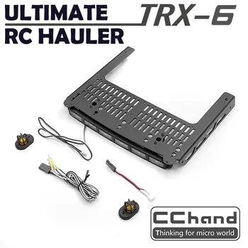 CChand TRX6 ULTIMATE RC ТЯГАЧ с плоской рамой для прицепа на крыше, точечная сигнальная лампа