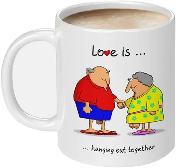 Жена или муж Любят гулять вместе по кофейной кружке