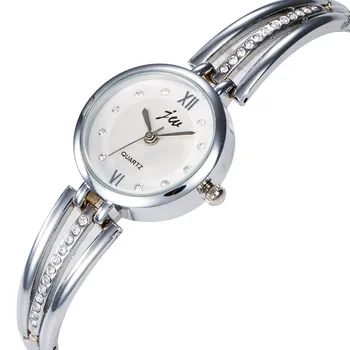 Модные часы 2023 года, женские модные часы с ремешком из нержавеющей стали, аналоговые кварцевые Круглые наручные часы, женские часы для девочек, роскошные часы-браслет