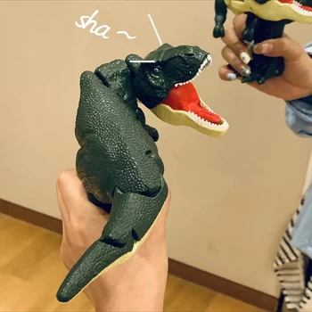 Детская плюшевая игрушка Dinosaurio Zazaza, креативные телескопические пружинные качели с ручным управлением, игрушки-динозаврики, рождественские подарки для детей