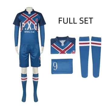 Новое аниме BLUE LOCK Rin Itoshi № 9 Форма Футбольной команды, Спортивная одежда, Костюм для Косплея на Хэллоуин для взрослых Унисекс