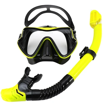 JoyMaySun Профессиональная маска для подводного плавания с трубкой и очки для подводного плавания, Набор легких дыхательных трубок, маска для подводного плавания
