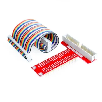 Raspberry Pi 3 и Raspberry Pi Model 3B + T expansion DIY kit (40-контактный кабель GPIO + T Плата адаптера расширения GPIO Breakout